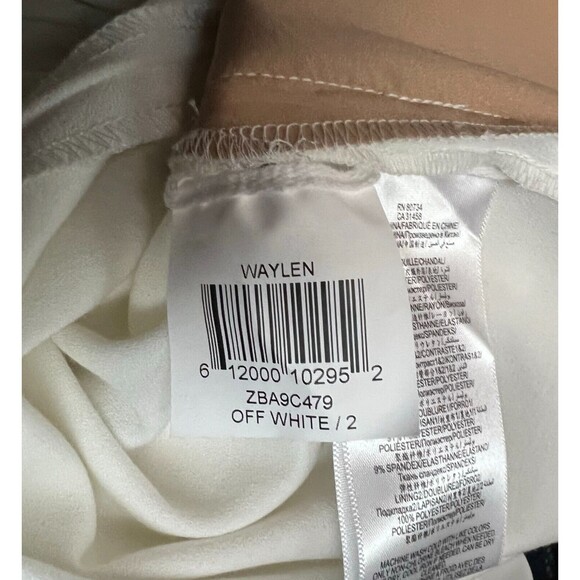 BCBGMaxazria Waylen Jumpsuit Size 2 Ivory Sleeveless Wedding  Formal - Picture 12 of 15